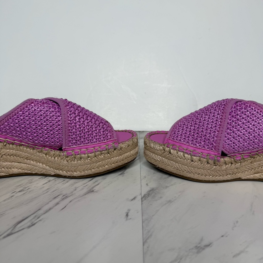 Franco Sarto Pamala Espadrille Platform Wedge Sandal 7M - Picture 6 of 14
